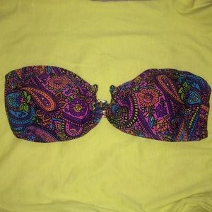 Strapless bikini  top